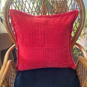 Haussy Red Velvet Pillow Covers